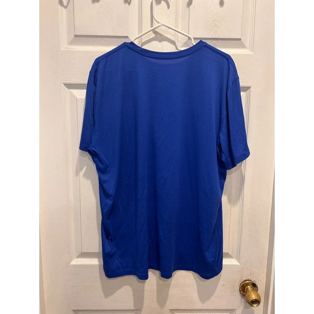 Nike Mens Los Angeles Rams Dri-FIT Graphic T-Shirt Blue 2XL NFL Football Tee